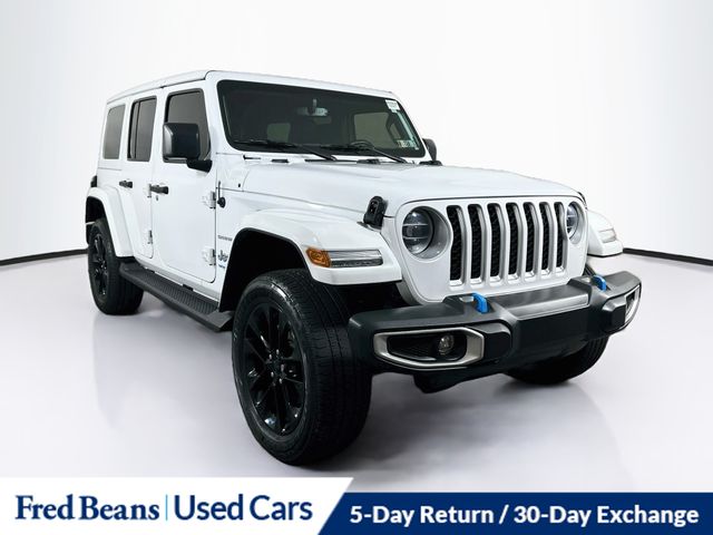 Bright White Clearcoat 2022 Jeep Wrangler 4xe SUV / Crossover Four-Wheel Drive 8-Speed Automatic