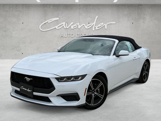 Oxford White 2024 Ford Mustang EcoBoost Premium Convertible RWD Convertible Rear-Wheel Drive Automatic