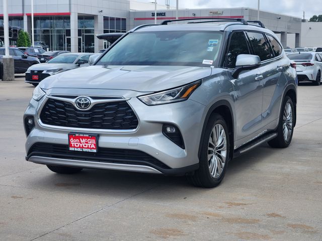 2025 Toyota Highlander Platinum Silver at Joe Myers Mazda Kia