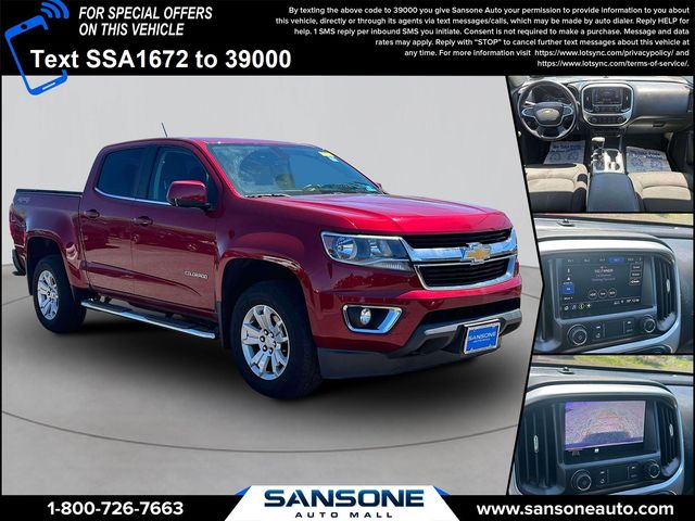 Cajun Red Tintcoat 2020 Chevrolet Colorado LT Crew Cab 4WD Pickup Truck Four-Wheel Drive 8-Speed Automatic
