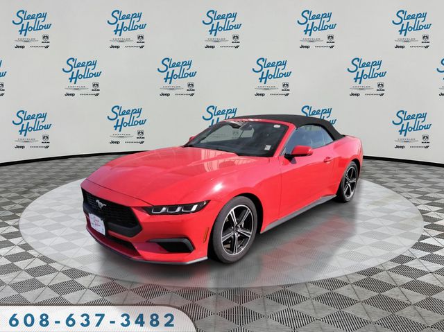 Race Red 2024 Ford Mustang EcoBoost Premium Convertible RWD Convertible Rear-Wheel Drive Automatic