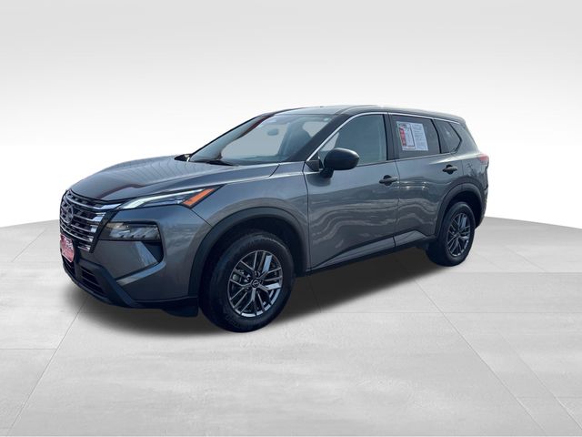 Gray (Gun Metallic) 2024 Nissan Rogue S AWD SUV / Crossover All-Wheel Drive Continuously Variable Transmission