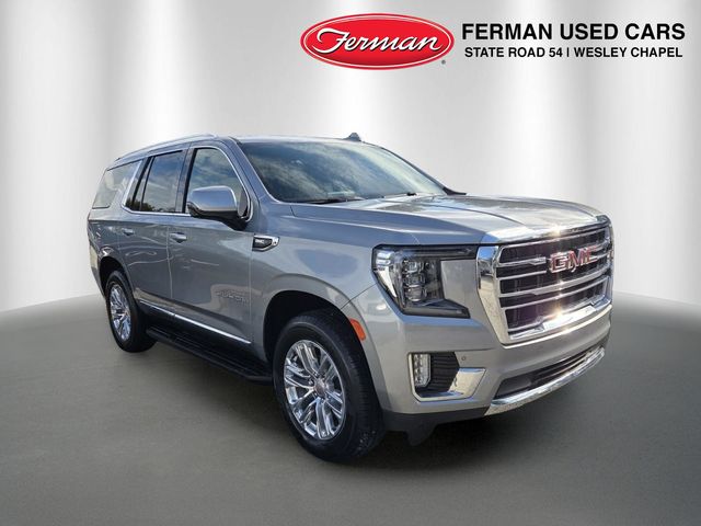 Sterling Metallic 2024 GMC Yukon SLT 4WD SUV / Crossover Four-Wheel Drive Automatic