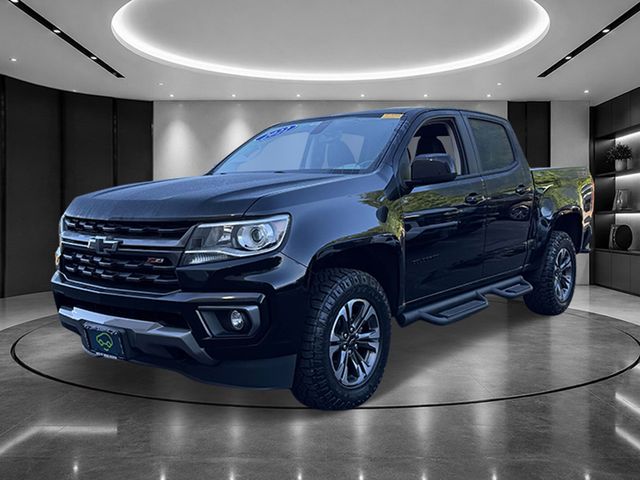 Black 2022 Chevrolet Colorado Z71 Crew Cab 4WD Pickup Truck Four-Wheel Drive 8-Speed Automatic