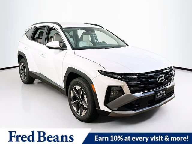 Creamy White Pearl 2026 Hyundai Tucson Hybrid SEL AWD SUV / Crossover All-Wheel Drive 6-Speed Automatic