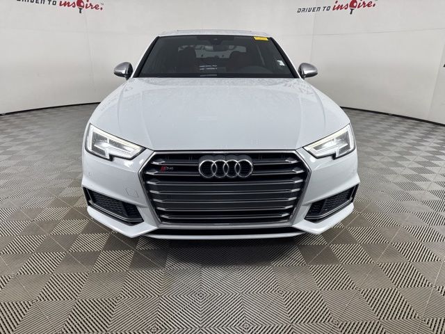 2018 Glacier White Metallic Audi S4 3.0T Premium Plus quattro Sedan