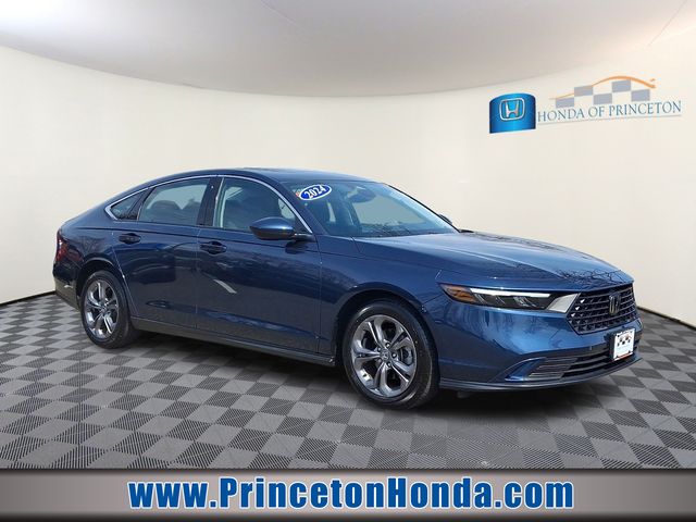 Canyon River Blue Metallic 2024 Honda Accord EX FWD Sedan Front-Wheel Drive Continuously Variable Transmission