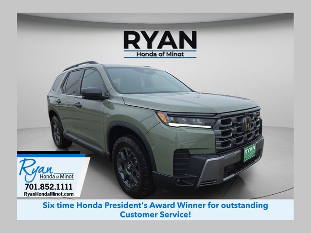 Ash Green Metallic 2026 Honda Pilot TrailSport AWD SUV / Crossover All-Wheel Drive Automatic