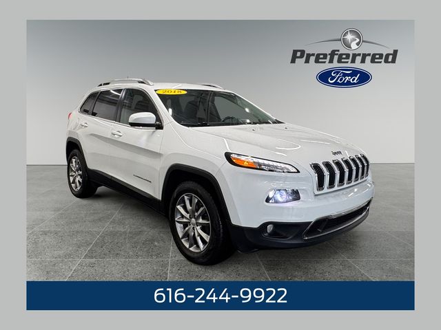 Bright White Clearcoat 2018 Jeep Cherokee Limited 4WD SUV / Crossover Four-Wheel Drive 9-Speed Automatic