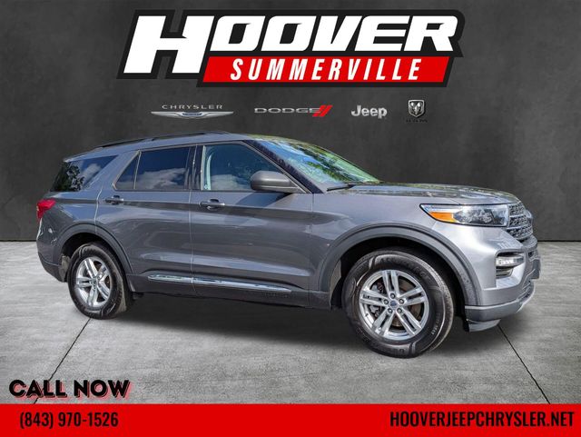 Carbonized Gray Metallic 2023 Ford Explorer SUV / Crossover All-Wheel Drive Automatic