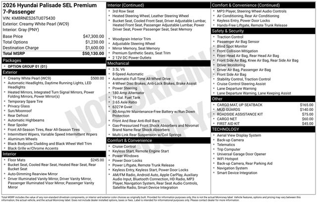 New 2026 Hyundai Palisade For Sale in Indianapolis, IN