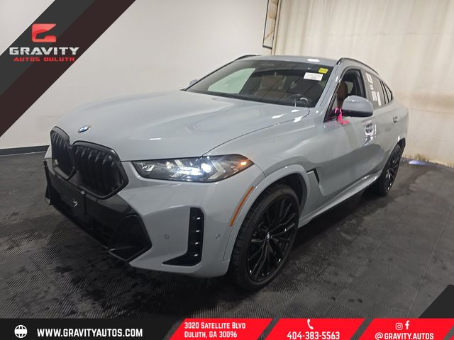 Gray 2025 BMW X6 SUV / Crossover All-Wheel Drive 8-Speed Automatic