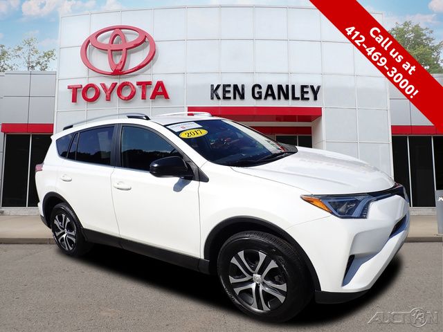 Super White 2017 Toyota RAV4 SUV / Crossover All-Wheel Drive 6-Speed Automatic