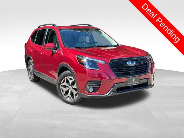 Crimson Red Pearl 2022 Subaru Forester Premium Crossover AWD SUV / Crossover All-Wheel Drive Continuously Variable Transmission