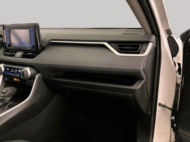 2021 Toyota RAV4 Hybrid LE White at Phil Fitts Ford
