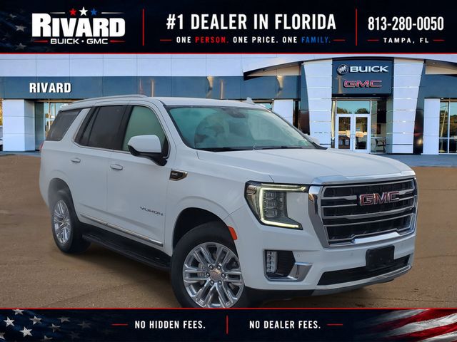 Summit White 2024 GMC Yukon SLT RWD SUV / Crossover 4X2