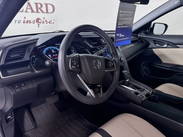 2020 White Honda Civic Hatchback EX FWD Hatchback