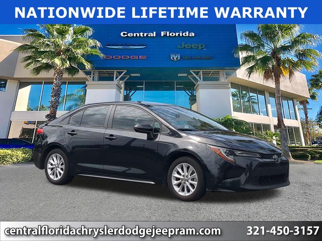 Black Sand Pearl 2022 Toyota Corolla LE FWD Sedan Front-Wheel Drive Continuously Variable Transmission