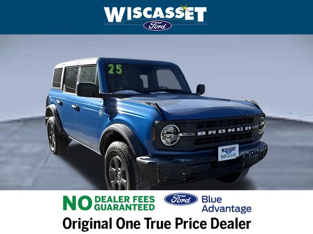 Blue Metallic 2025 Ford Bronco Big Bend 4-Door 4WD SUV / Crossover Four-Wheel Drive Automatic