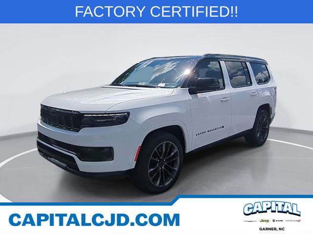 Bright White Clearcoat 2025 Jeep Grand Wagoneer SUV / Crossover Four-Wheel Drive 8-Speed Automatic