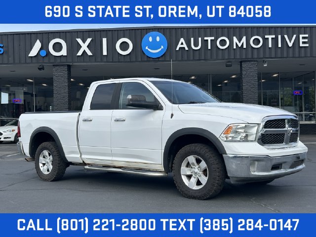White 2014 RAM 1500 Pickup Truck Four-Wheel Drive 8-Speed Automatic