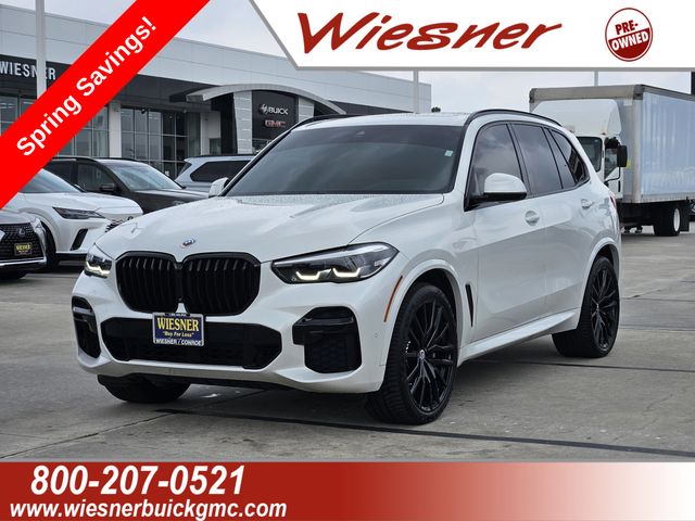 White Metallic 2023 BMW X5 M50i xDrive AWD SUV / Crossover All-Wheel Drive 8-Speed Automatic