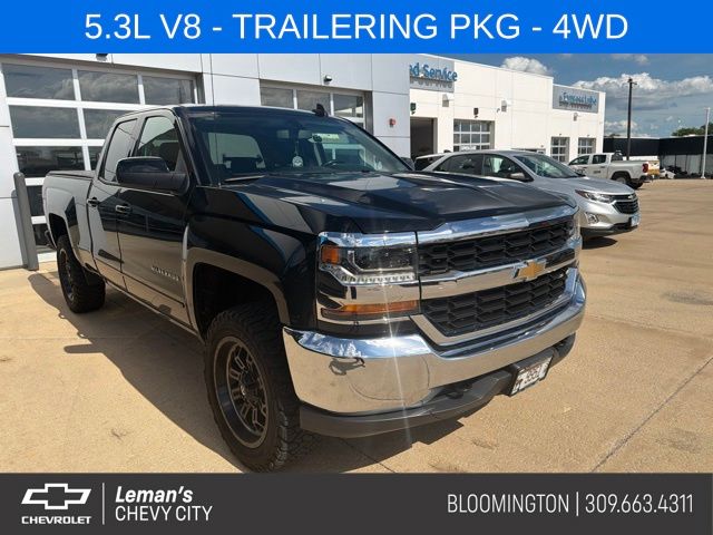 Black 2019 Chevrolet Silverado 1500 Pickup Truck Four-Wheel Drive 6-Speed Automatic Overdrive