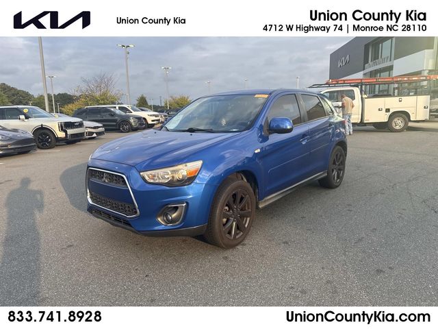 Blue 2015 Mitsubishi Outlander Sport SUV / Crossover Front-Wheel Drive Continuously Variable Transmission