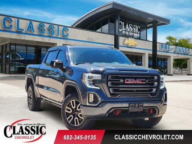 Gray (Dark Sky Metallic) 2021 GMC Sierra 1500 AT4 Crew Cab 4WD Pickup Truck Four-Wheel Drive Automatic