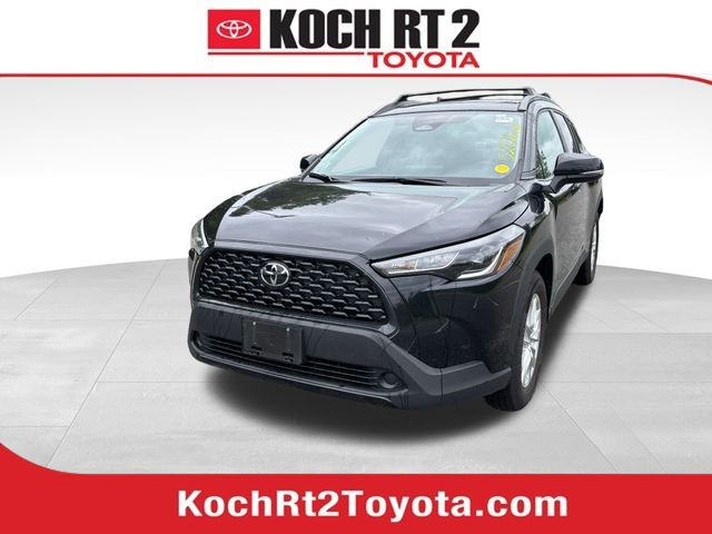 Jet Black 2024 Toyota Corolla Cross LE AWD SUV / Crossover All-Wheel Drive Continuously Variable Transmission