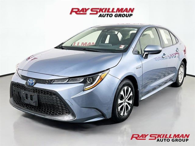 Blue 2020 Toyota Corolla Hybrid LE FWD Sedan Front-Wheel Drive Continuously Variable Transmission
