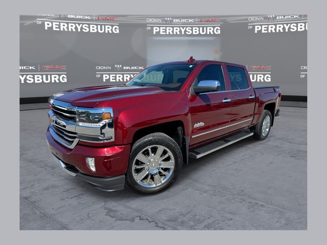 Siren Red Tintcoat 2016 Chevrolet Silverado 1500 High Country Crew Cab 4WD Pickup Truck Four-Wheel Drive 8-Speed Automatic Overdrive