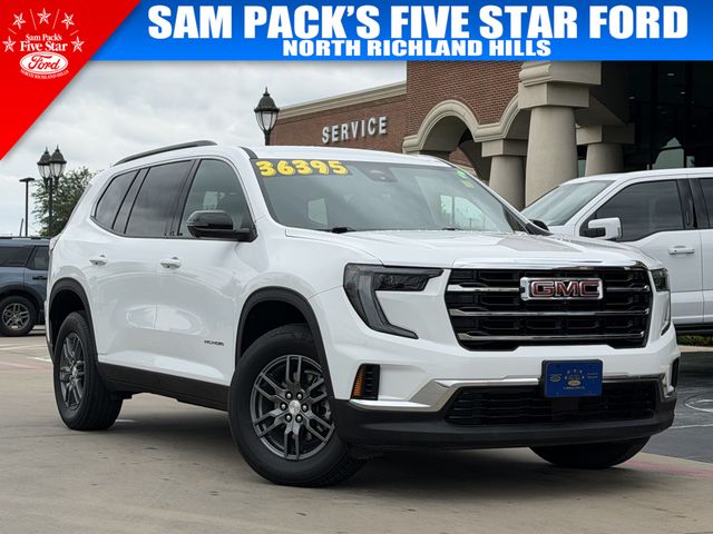 Summit White 2025 GMC Acadia SUV / Crossover Front-Wheel Drive 8-Speed Automatic