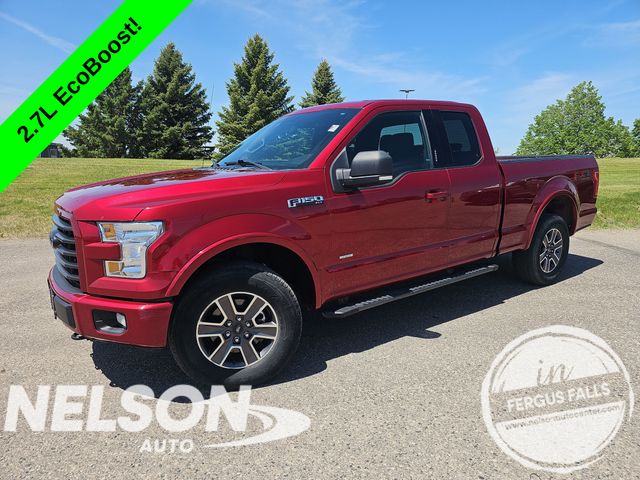 Ruby Red Metallic 2017 Ford F-150 Pickup Truck Four-Wheel Drive 6-Speed Automatic
