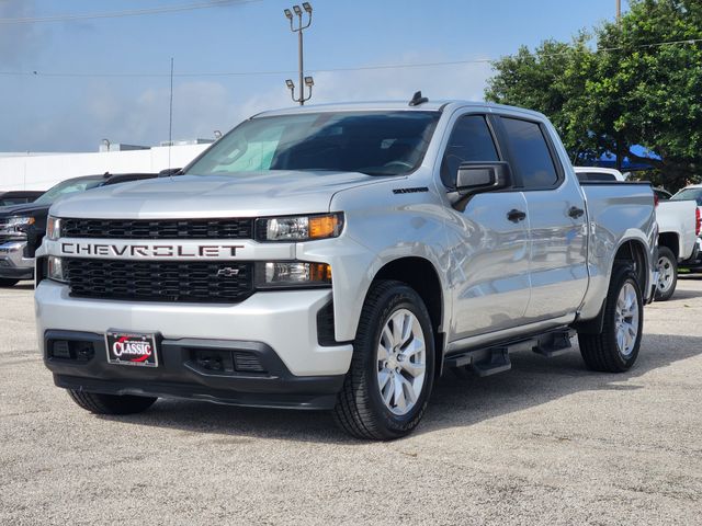 2020 Chevrolet Silverado 1500 Custom Silver at Classic Elite Chevrolet Sugar Land