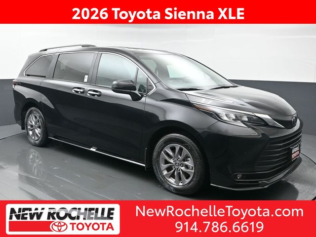 Midnight Black Metallic 2026 Toyota Sienna Minivan All-Wheel Drive Continuously Variable Transmission