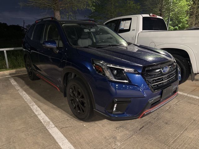 Sapphire Blue Pearl 2023 Subaru Forester Sport Crossover AWD SUV / Crossover All-Wheel Drive Continuously Variable Transmission
