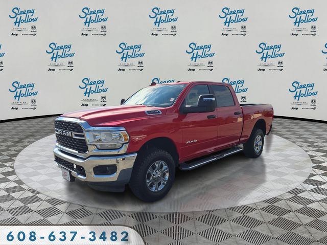 Flame Red Clearcoat 2024 RAM 2500 Pickup Truck Four-Wheel Drive 8-Speed Automatic