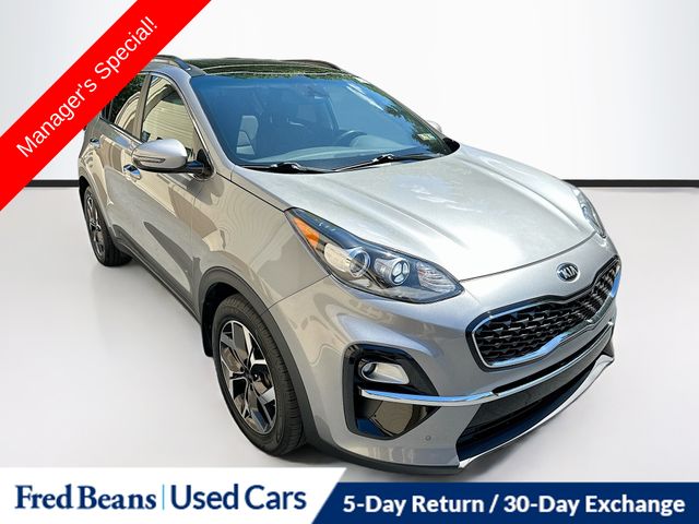 Steel Gray 2021 Kia Sportage SUV / Crossover Front-Wheel Drive 6-Speed Automatic Overdrive