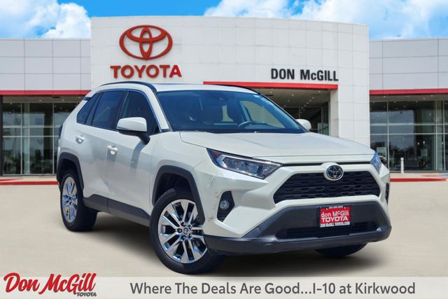 2021 Toyota RAV4 XLE Premium White at Bayway Chrysler Dodge Jeep Ram