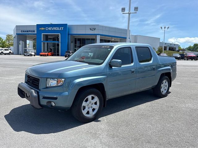 Blue 2006 Honda Ridgeline RTL Pickup Truck All-Wheel Drive 5-Speed Automatic