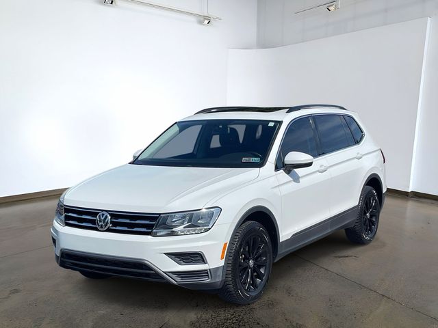 Pure White 2019 Volkswagen Tiguan SUV / Crossover All-Wheel Drive 8-Speed Automatic