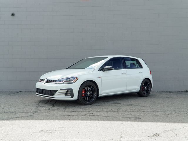Pure White 2019 Volkswagen Golf GTI 2.0T Rabbit Edition FWD Hatchback Front-Wheel Drive 7-Speed Dual Clutch