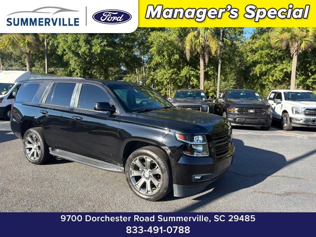 Black 2018 Chevrolet Tahoe SUV / Crossover 4X2 6-Speed Automatic Overdrive