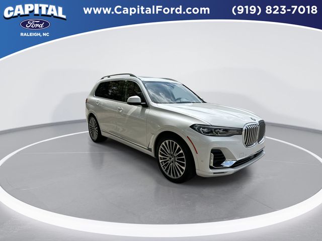Used 2019 BMW X7 40i with VIN 5UXCW2C56KL083612 for sale in Raleigh, NC