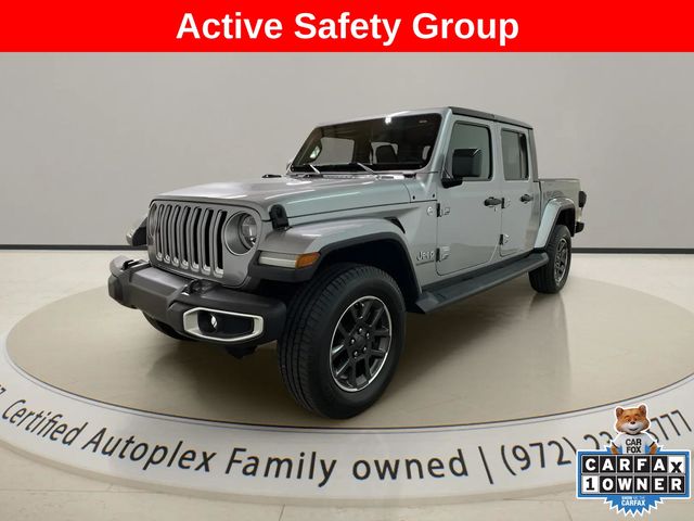 Billet Silver Metallic Clearcoat 2020 Jeep Gladiator Overland Crew Cab 4WD Pickup Truck Four-Wheel Drive 8-Speed Automatic