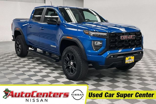 Dynamic Blue Metallic 2024 GMC Canyon Pickup Truck Four-Wheel Drive 8-Speed Automatic