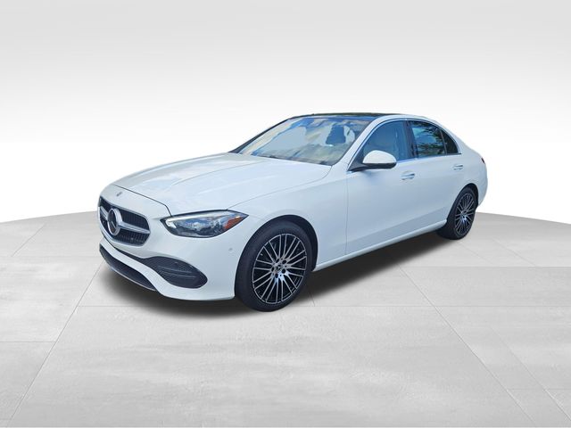 Polar White 2025 Mercedes-Benz C-Class Sedan Rear-Wheel Drive 9-Speed Automatic