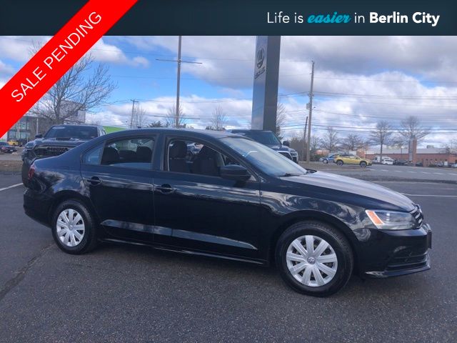 Black Uni 2016 Volkswagen Jetta 1.4T S FWD Sedan Front-Wheel Drive 5-Speed Manual