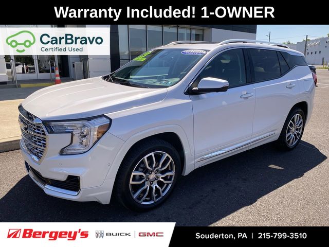 White Frost Tricoat 2023 GMC Terrain SUV / Crossover All-Wheel Drive 9-Speed Automatic